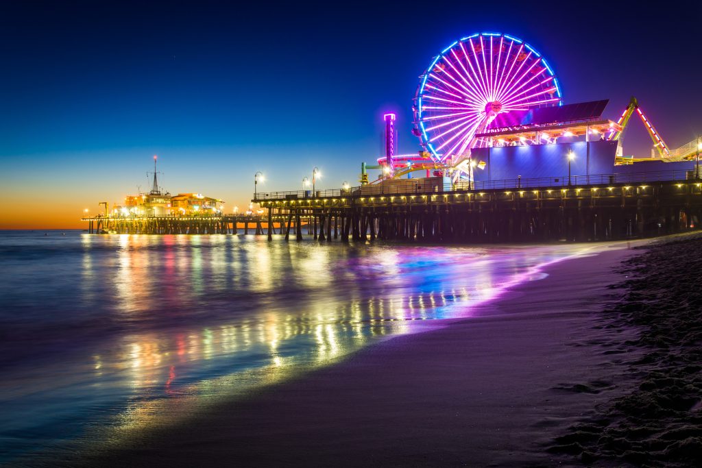 santa monica pier california