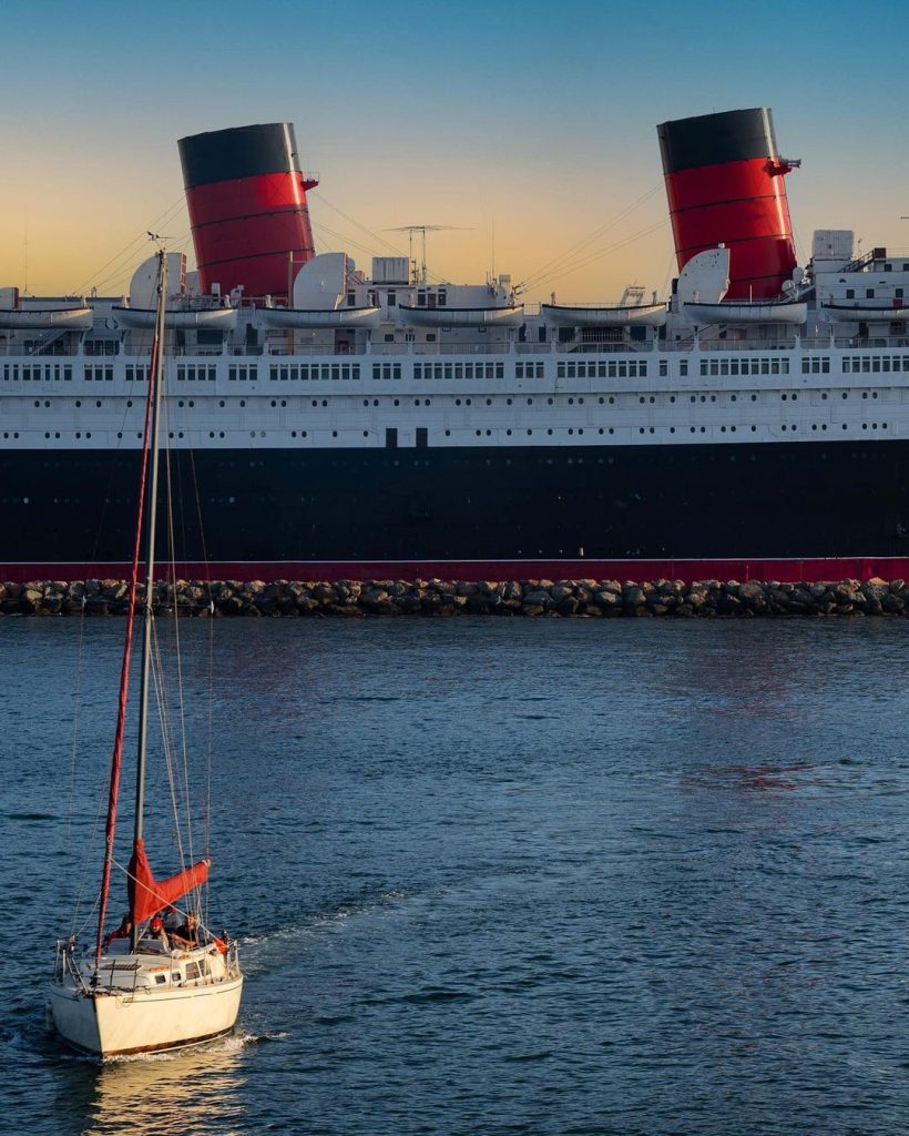 car pictures in long beach queen mary