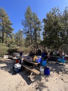 idyllwild camping benches