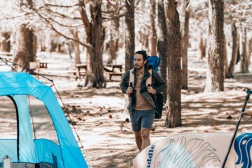 camping at Big Bear Lake California